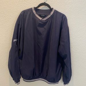 PING Mens Navy & White LS pullover L